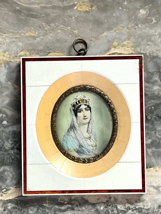 Vintage German Miniature Portrait — additional photo 6