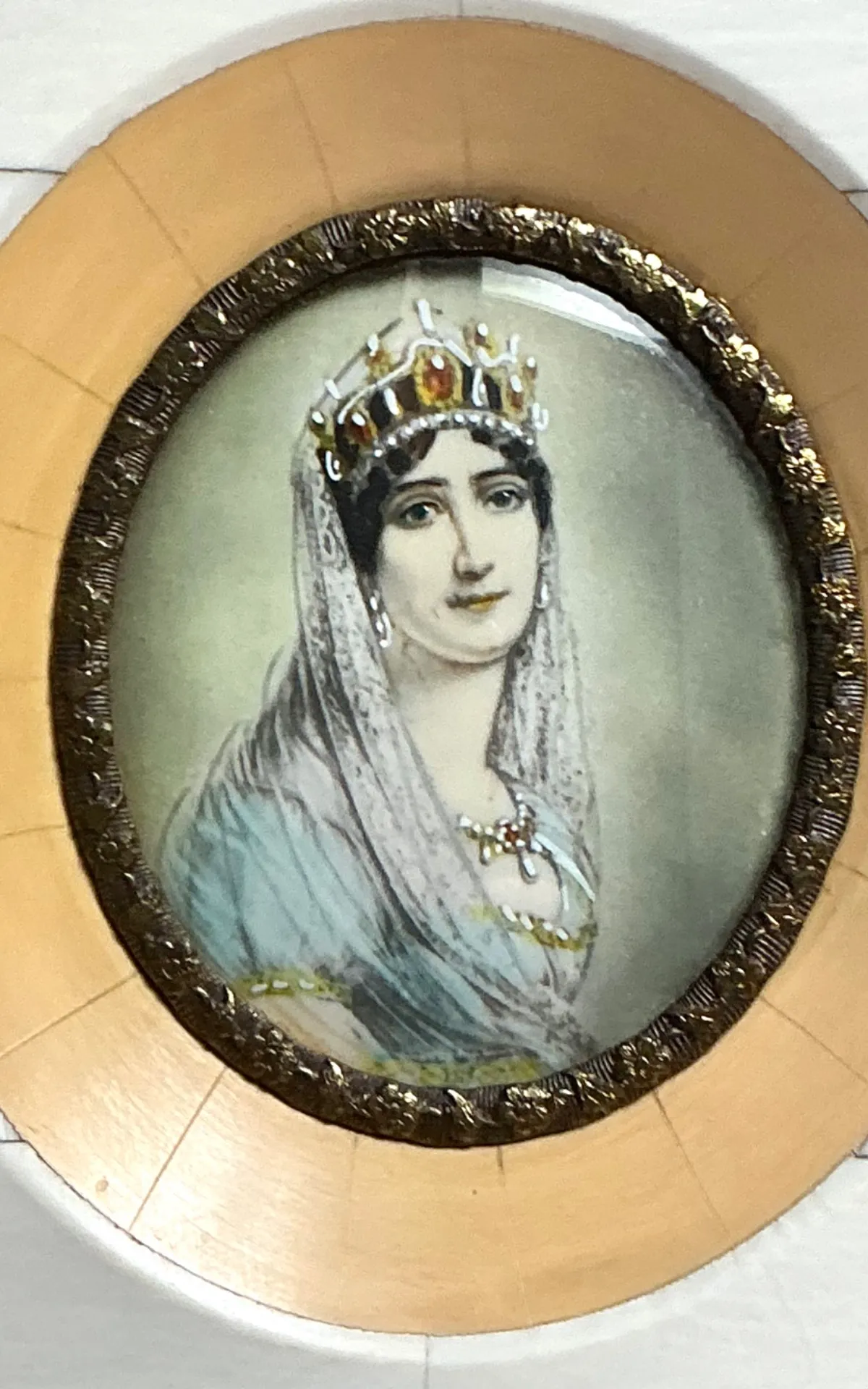 Vintage German Miniature Portrait — additional photo 7