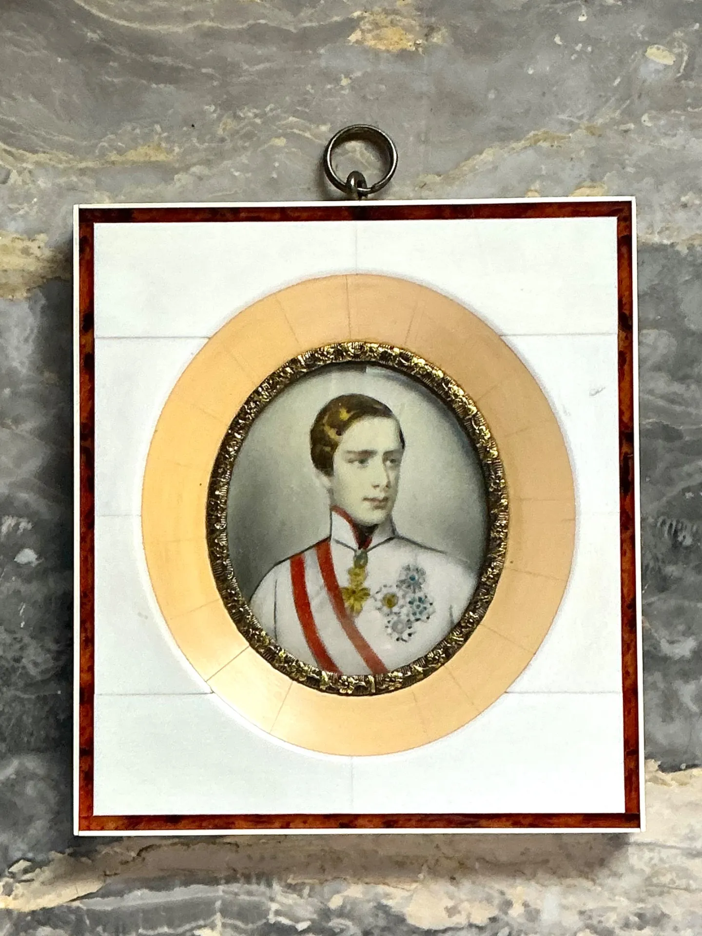 Vintage Hand-Painted Portrait Miniature — additional photo 6