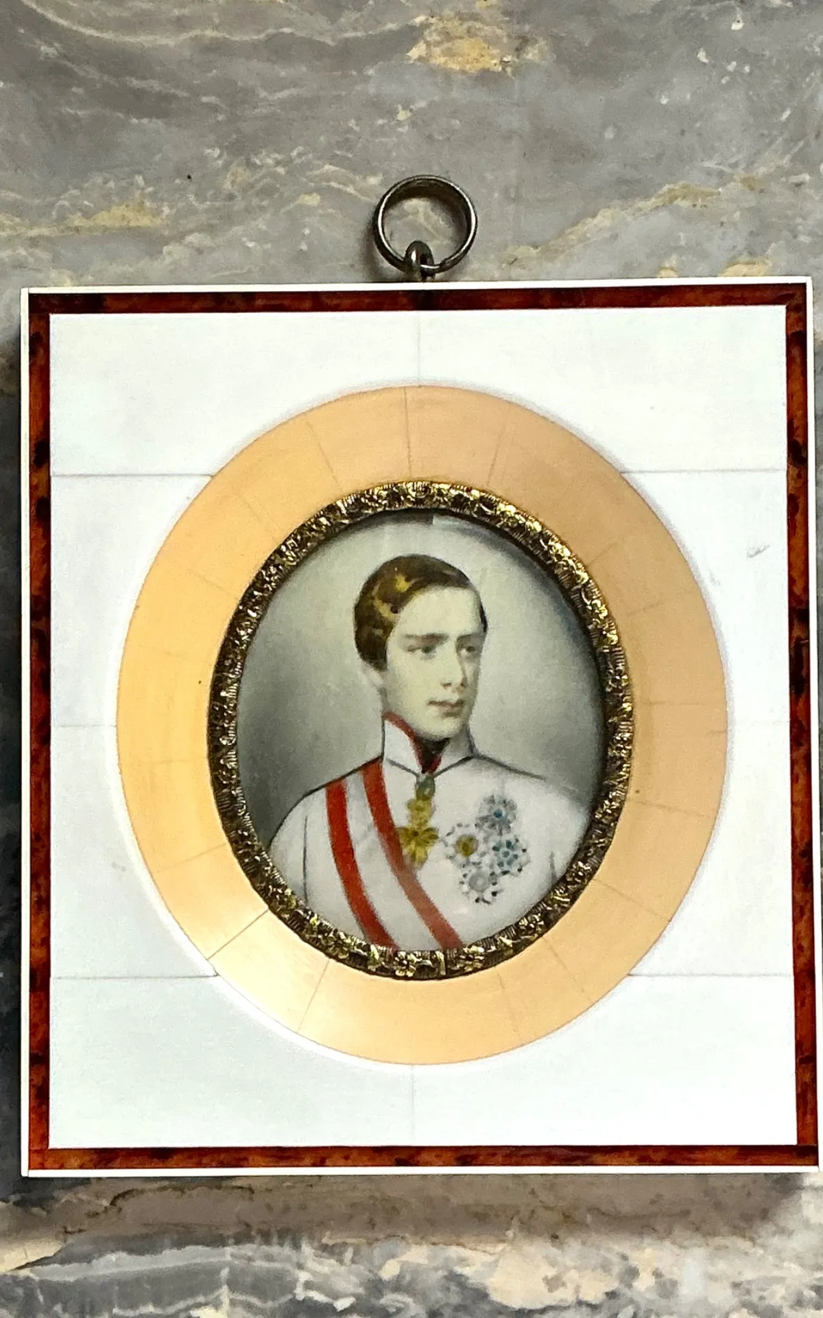 Vintage Hand-Painted Portrait Miniature — additional photo 6