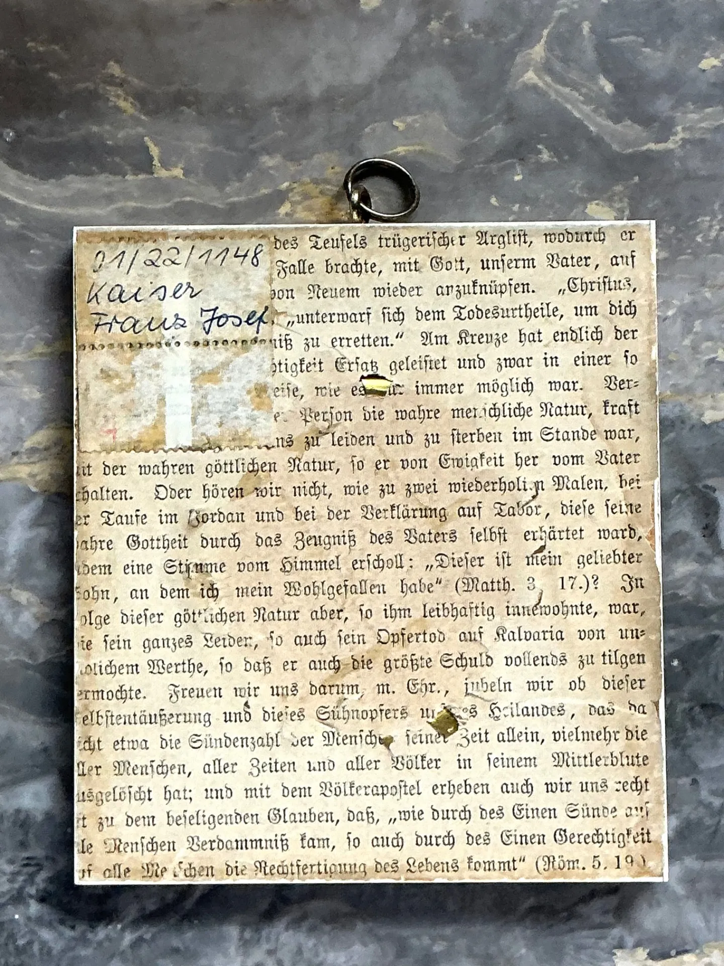 Vintage Hand-Painted Portrait Miniature — additional photo 3