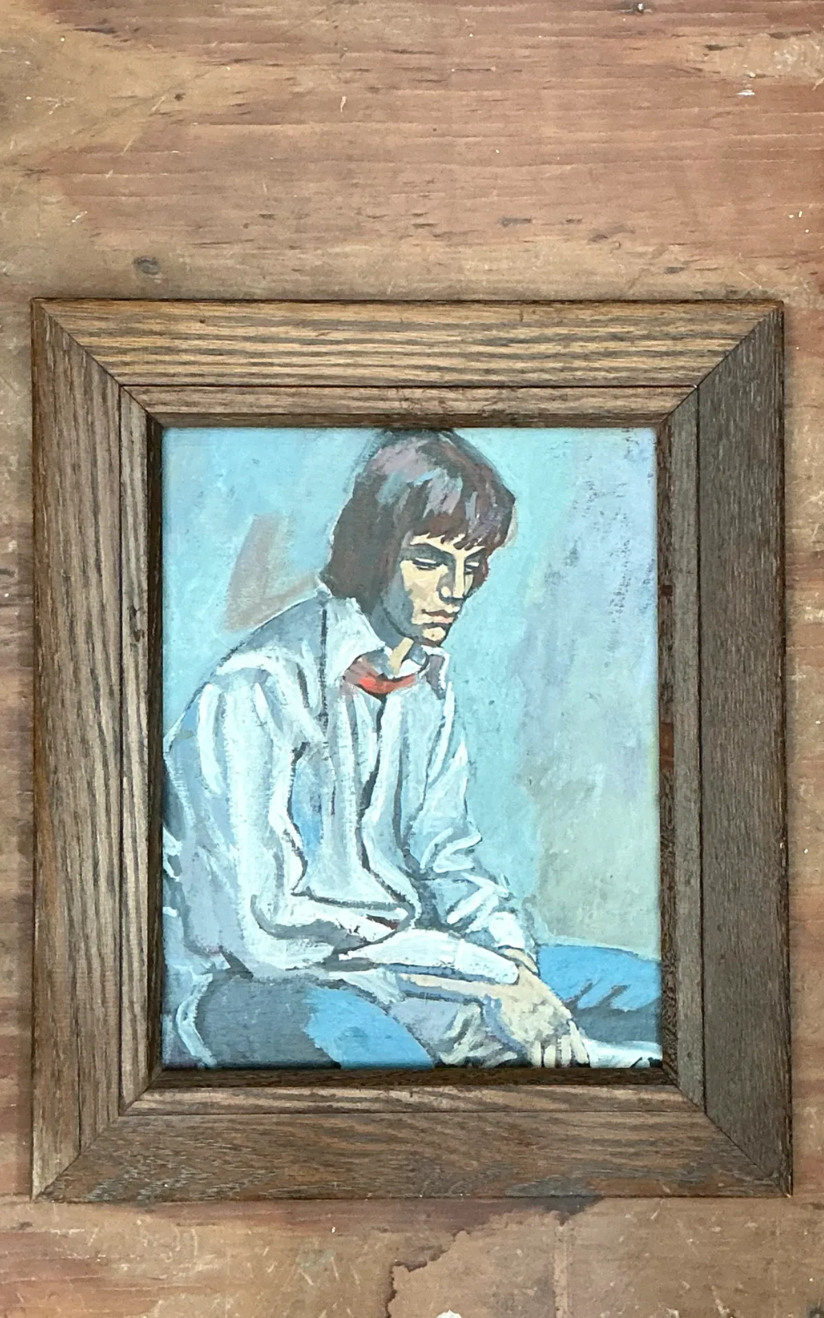 Vintage Portrait Painting of Man