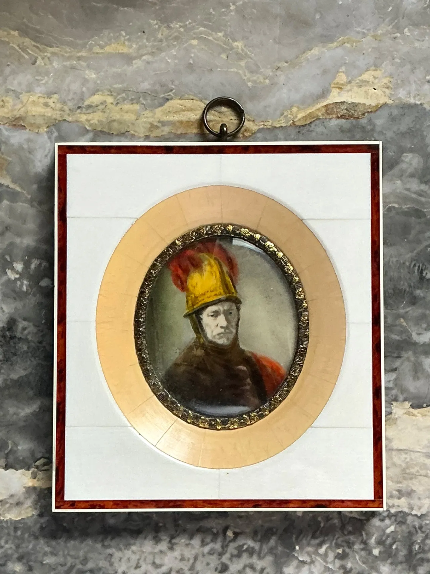 Vintage Hand-Painted Portrait Miniature — additional photo 6