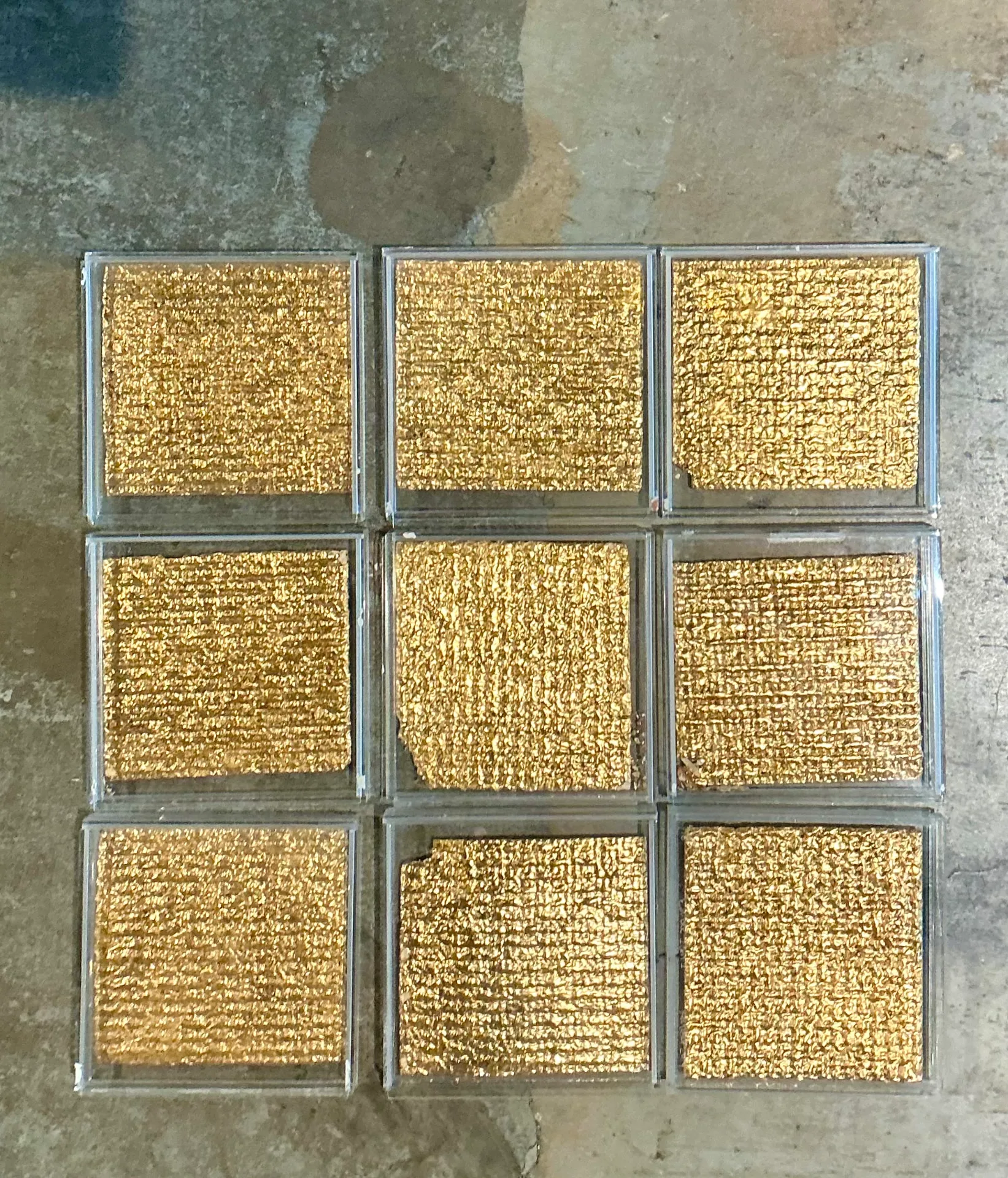 Vintage Signed Judi Harvest “Edible Icons” Gold Plated Matzoh - Set Of 9 — additional photo 7