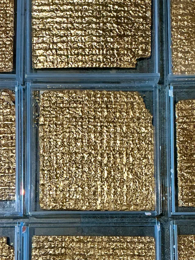 Vintage Signed Judi Harvest “Edible Icons” Gold Plated Matzoh - Set Of 9 — additional photo 2