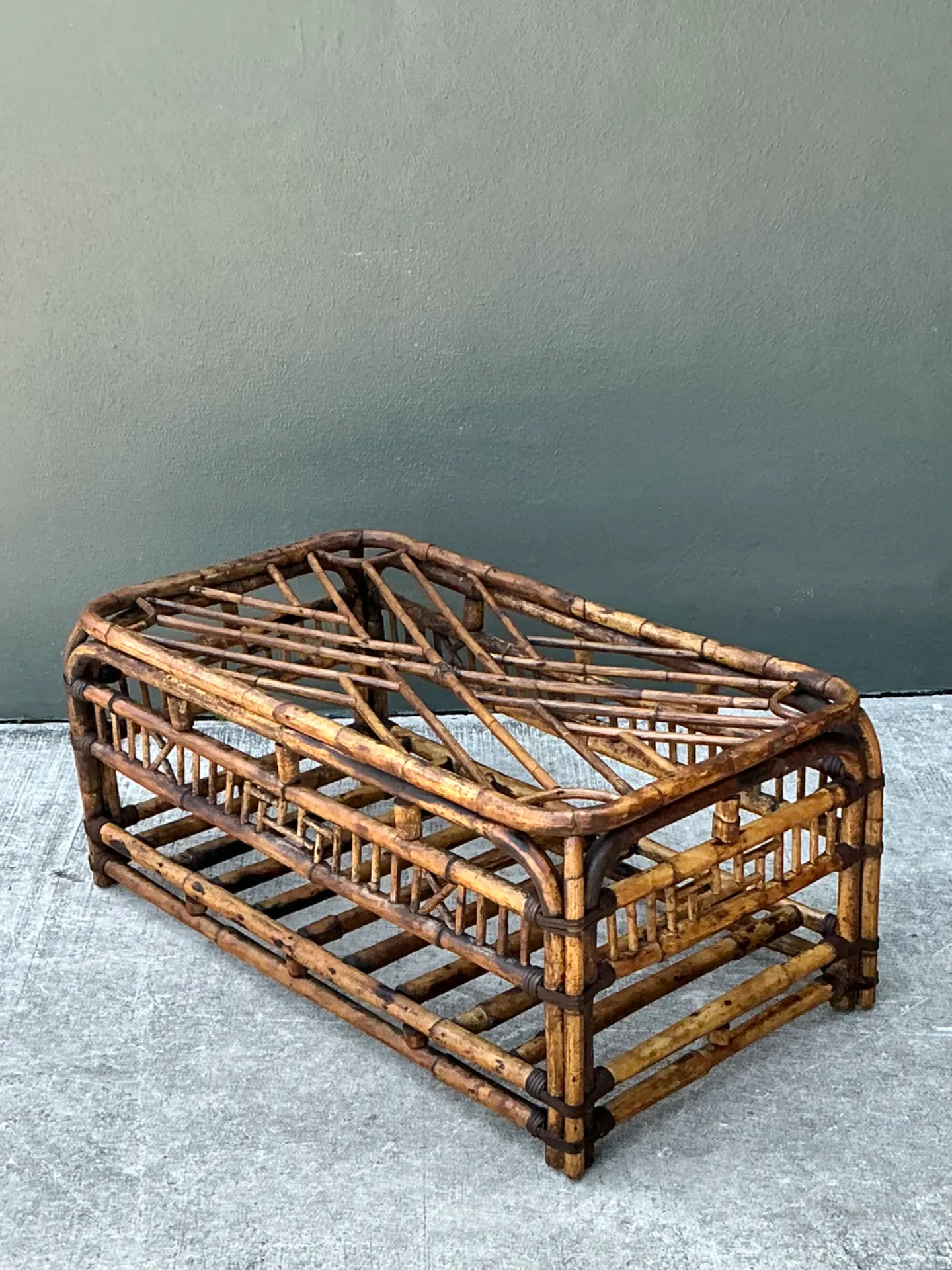 Vintage Brighton Rattan Coffee Table — additional photo 8