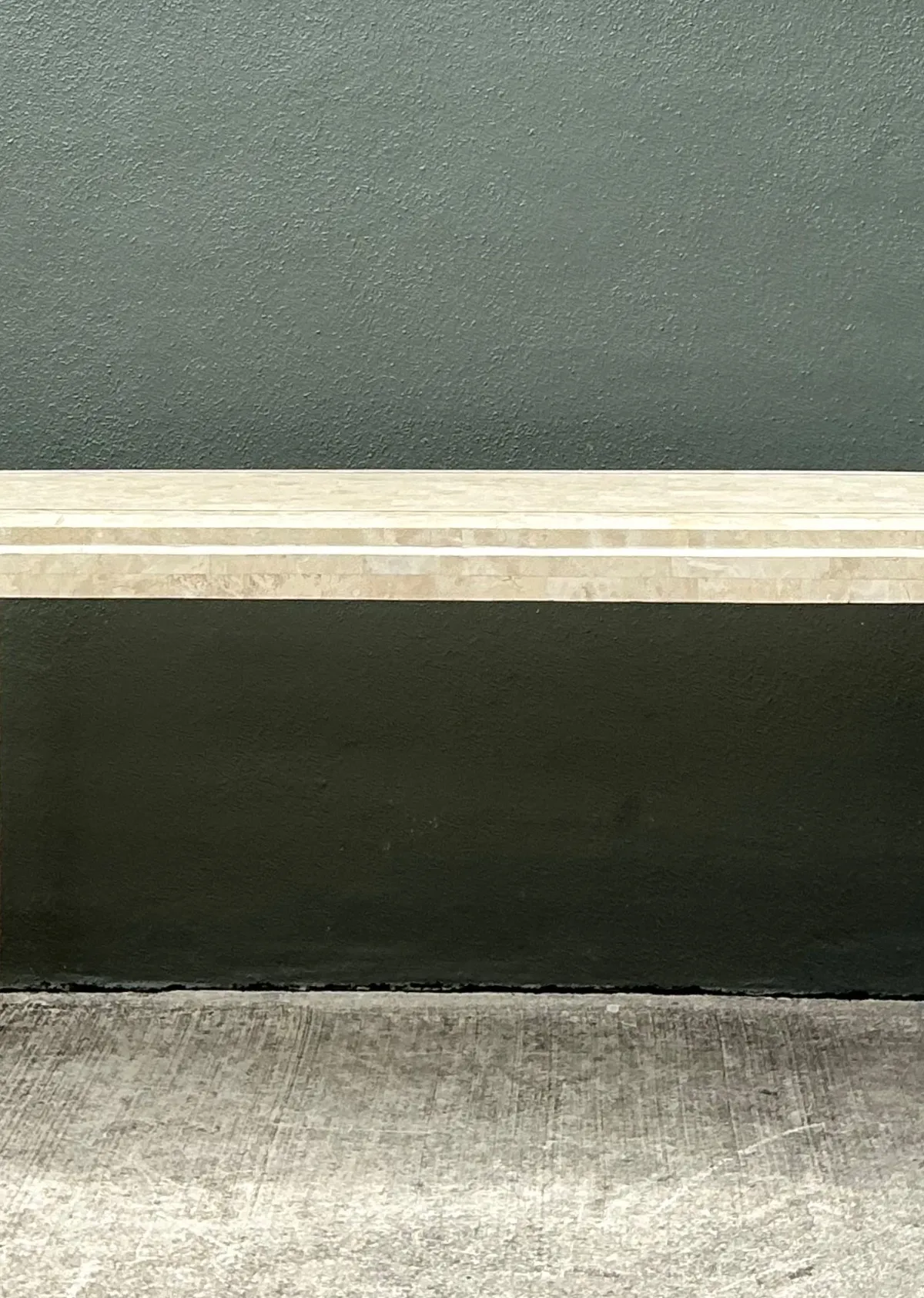 Vintage Tessellated Stone Console Table With Brass Inlay — additional photo 2