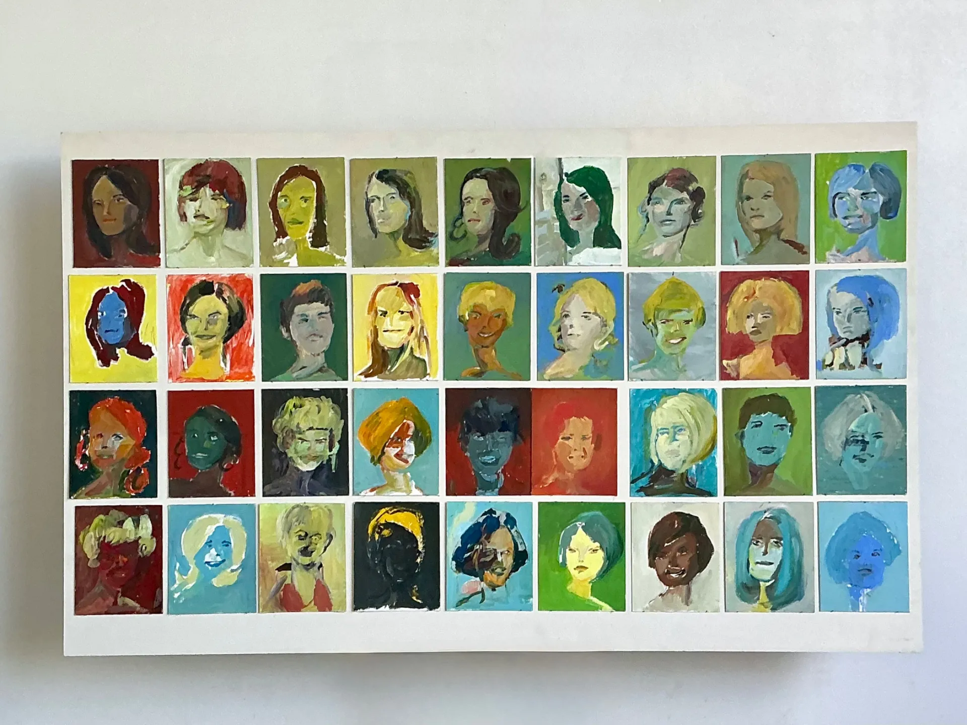 Vintage Original “Yearbook” Portrait Panels - Set Of 2 — additional photo 7