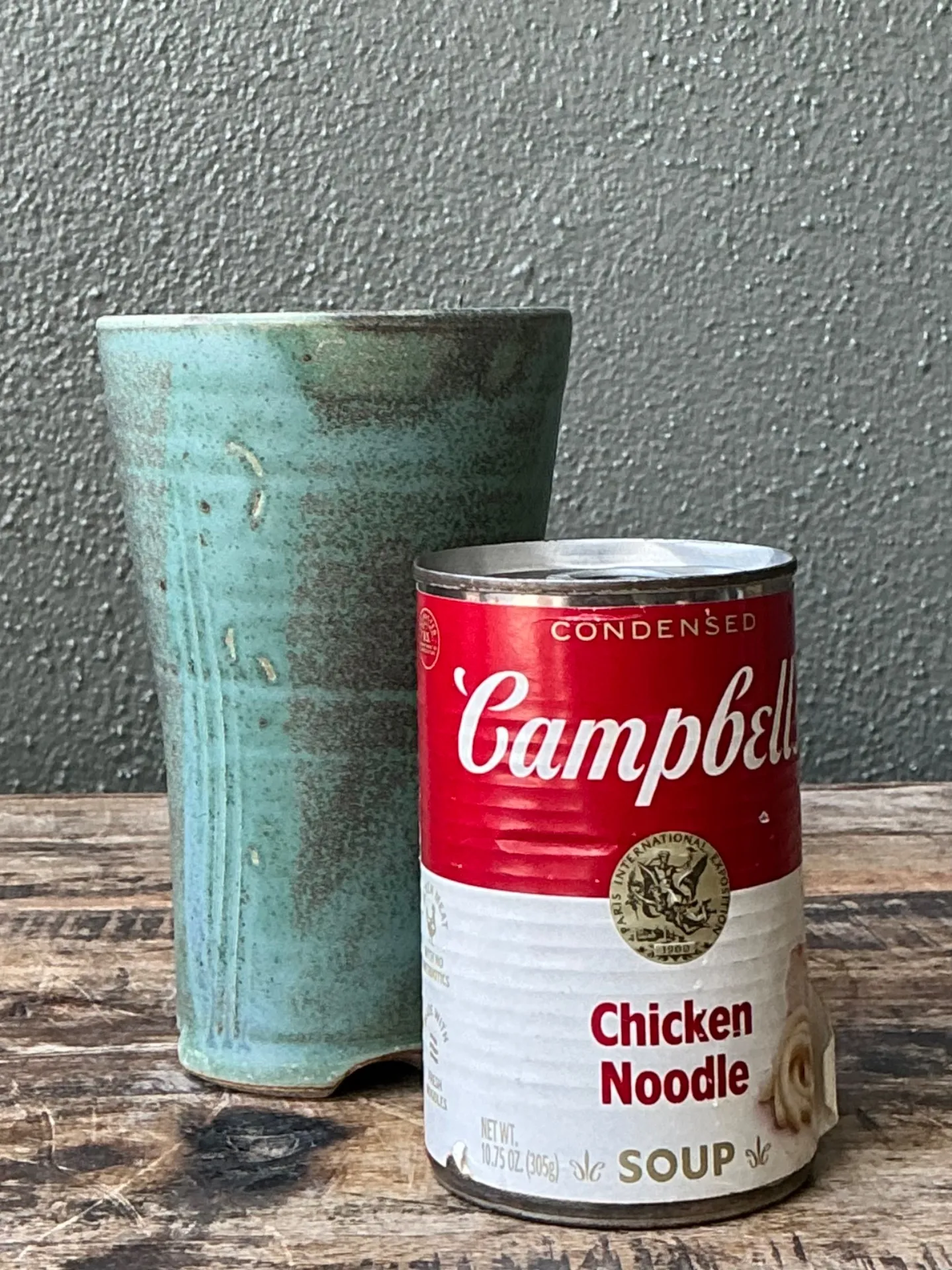 Vintage Studio Pottery Green Vase — additional photo 1