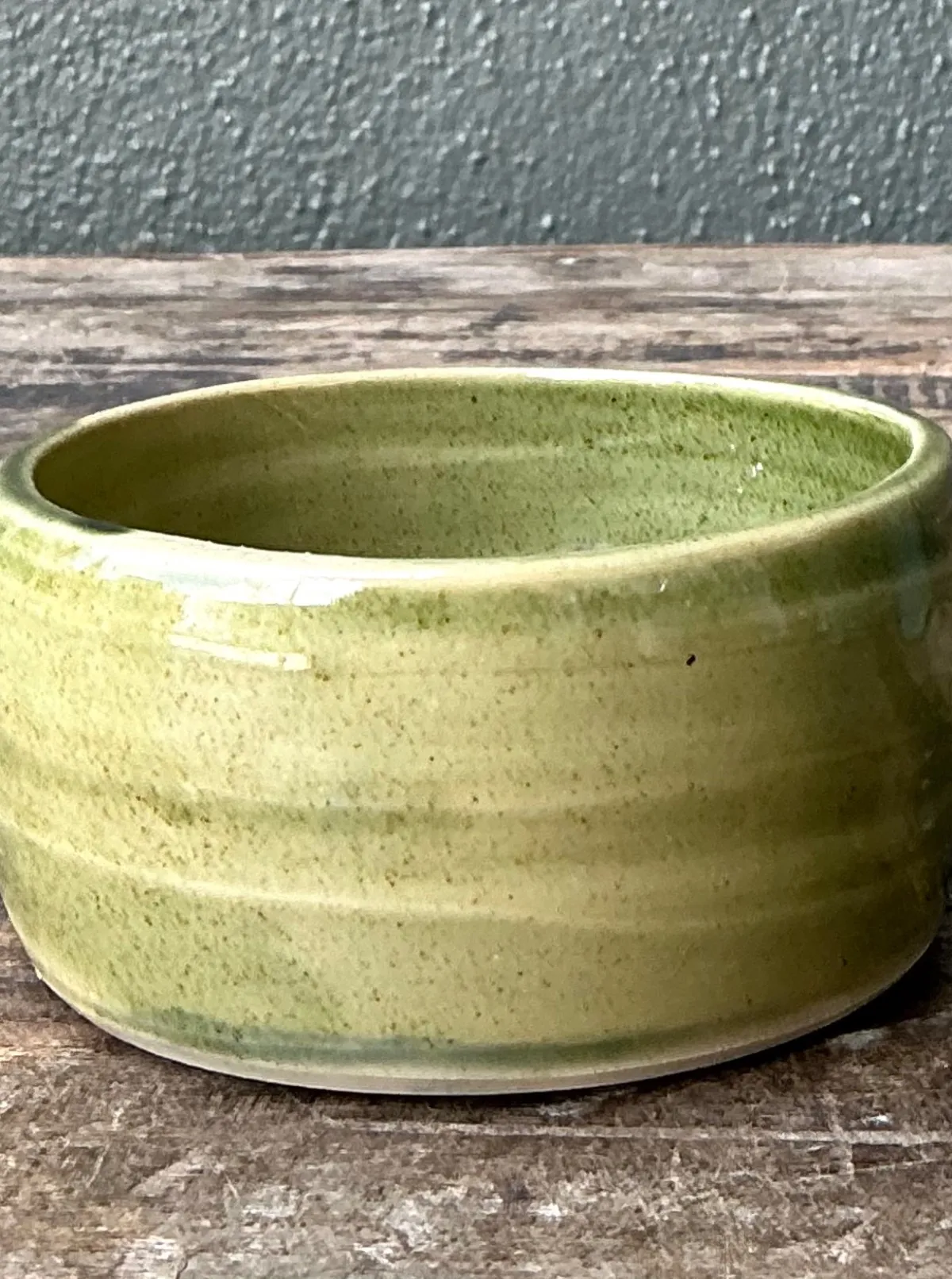 Vintage Studio Pottery Green Bowl — additional photo 5