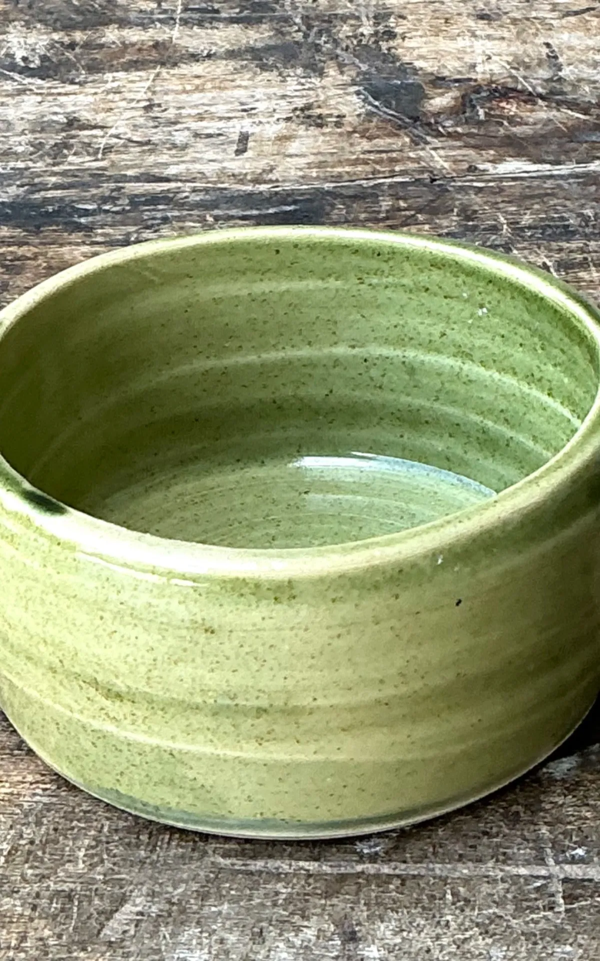 Vintage Studio Pottery Green Bowl — additional photo 6