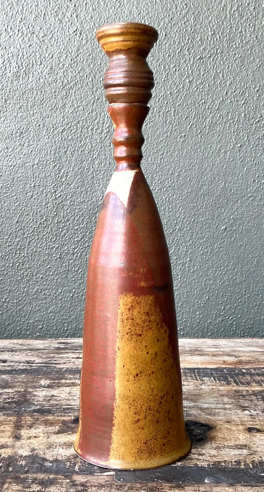 Vintage Handcrafted Studio Pottery Bottle — additional photo 2