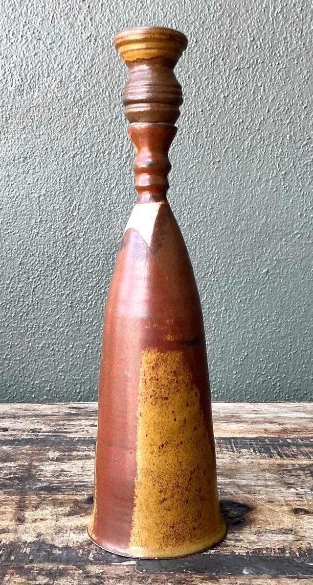 Vintage Handcrafted Studio Pottery Bottle — additional photo 2