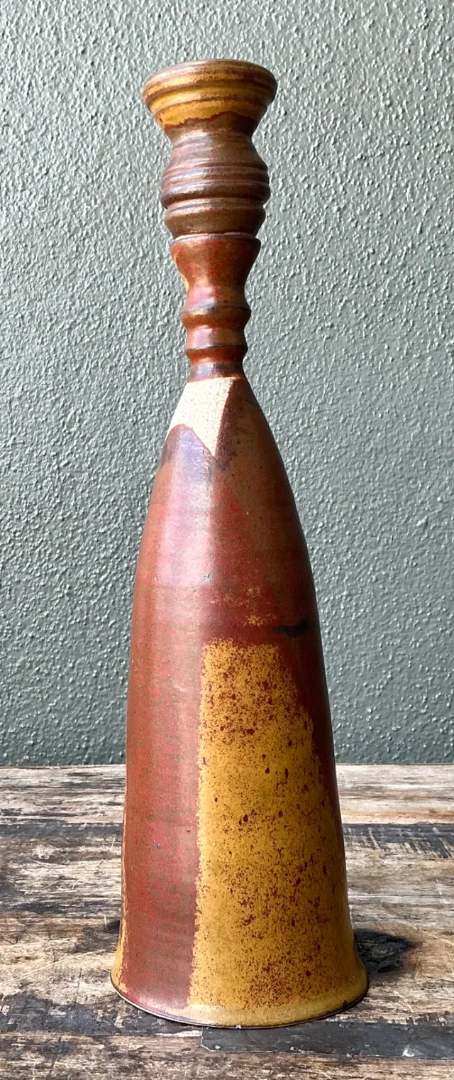 Vintage Handcrafted Studio Pottery Bottle — additional photo 3