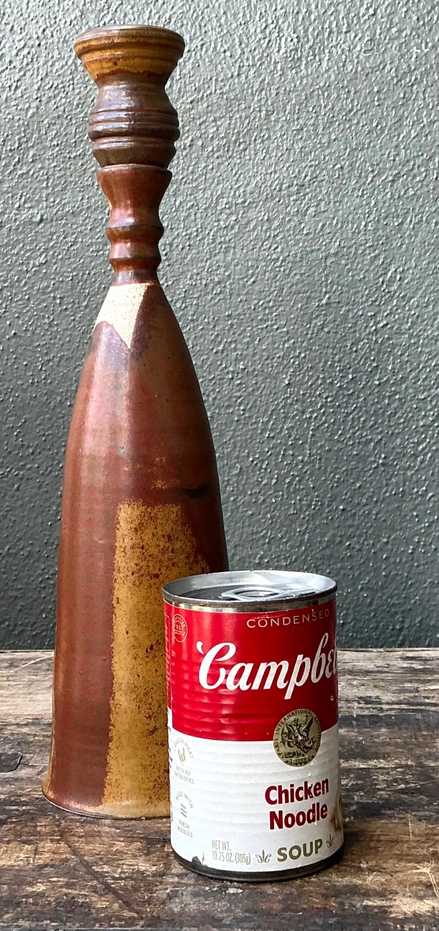 Vintage Handcrafted Studio Pottery Bottle — additional photo 1