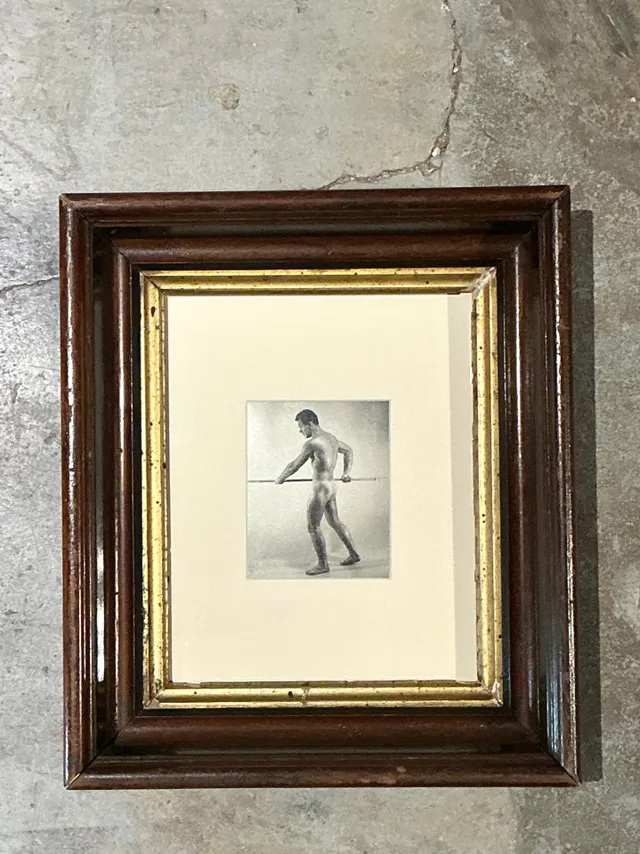 Vintage 50s Bob Mizner Original Male Portrait — additional photo 7