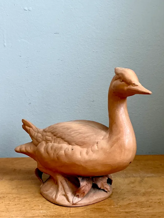 Vintage Italian Terracotta Duck — additional photo 1