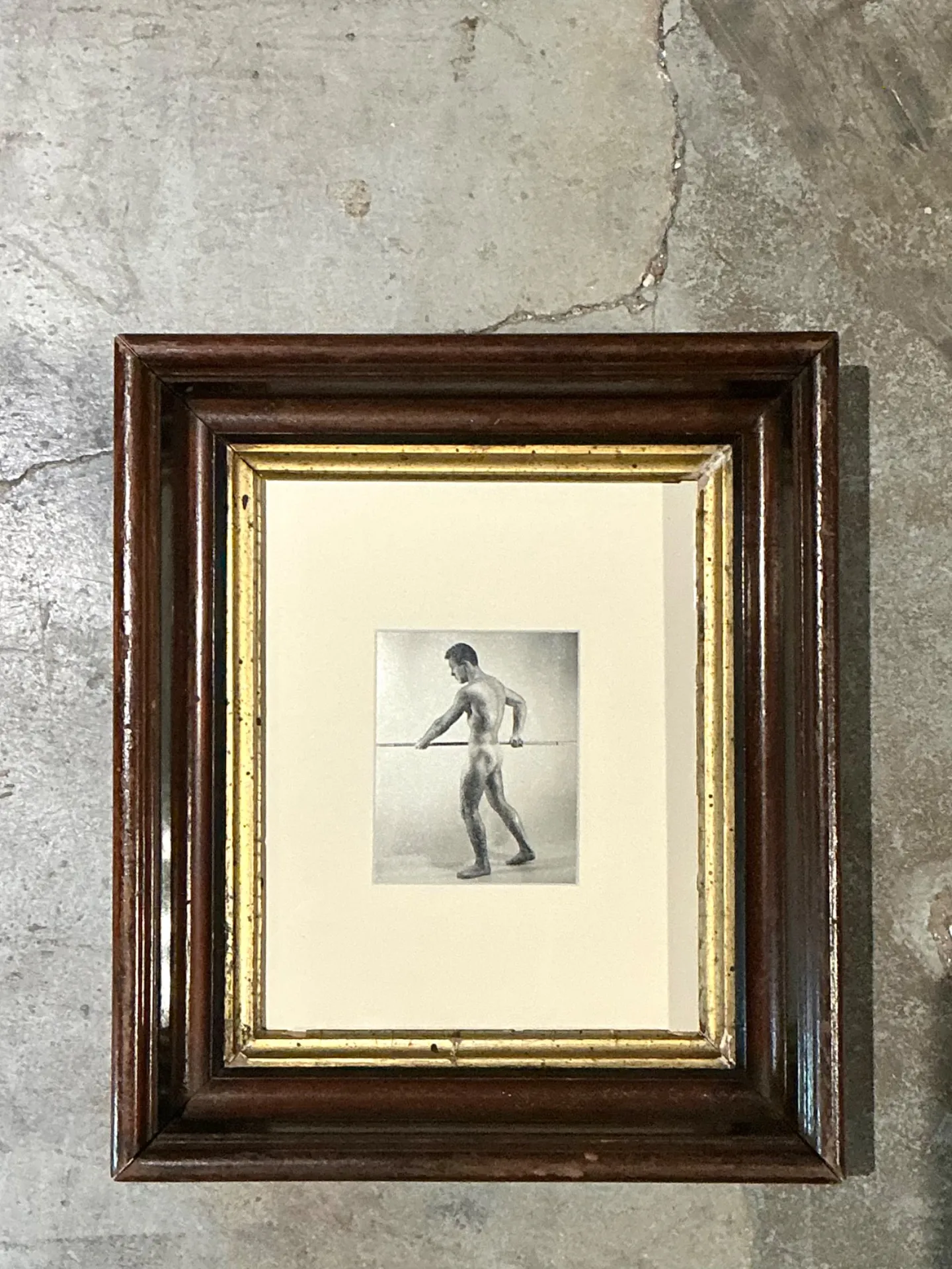Vintage 50s Bob Mizner Original Male Portrait — additional photo 3