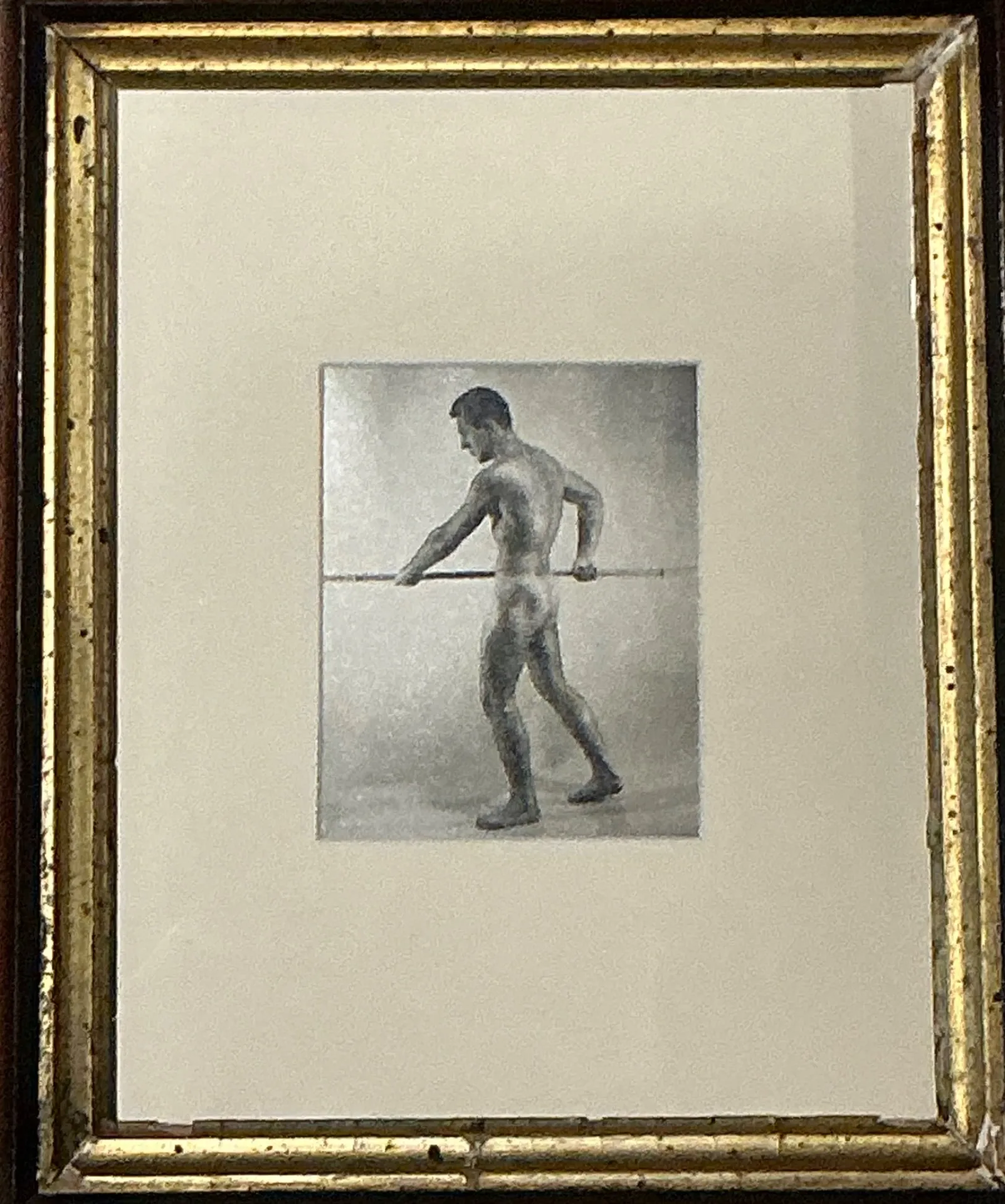 Vintage 50s Bob Mizner Original Male Portrait — additional photo 1
