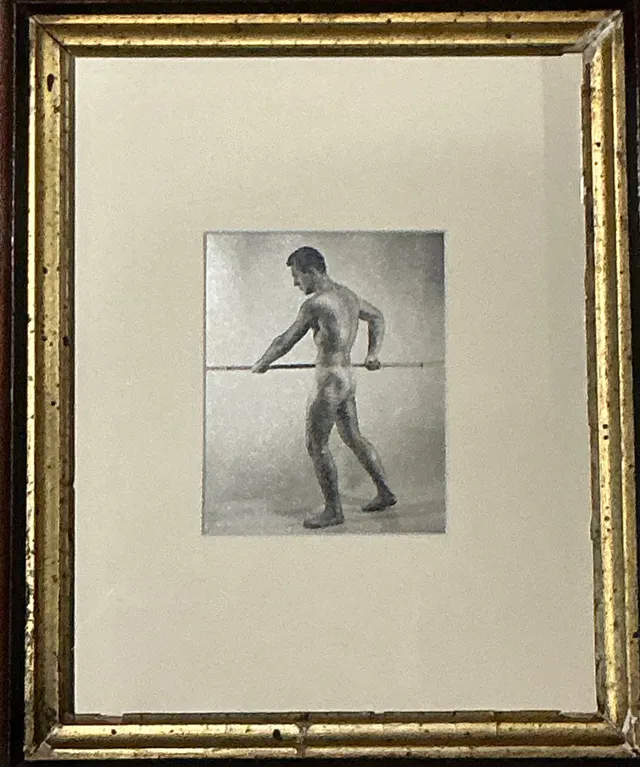 Vintage 50s Bob Mizner Original Male Portrait — additional photo 1
