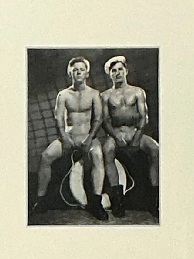 Vintage 50s Bob Mizner Original Male Figurative Photo — additional photo 3