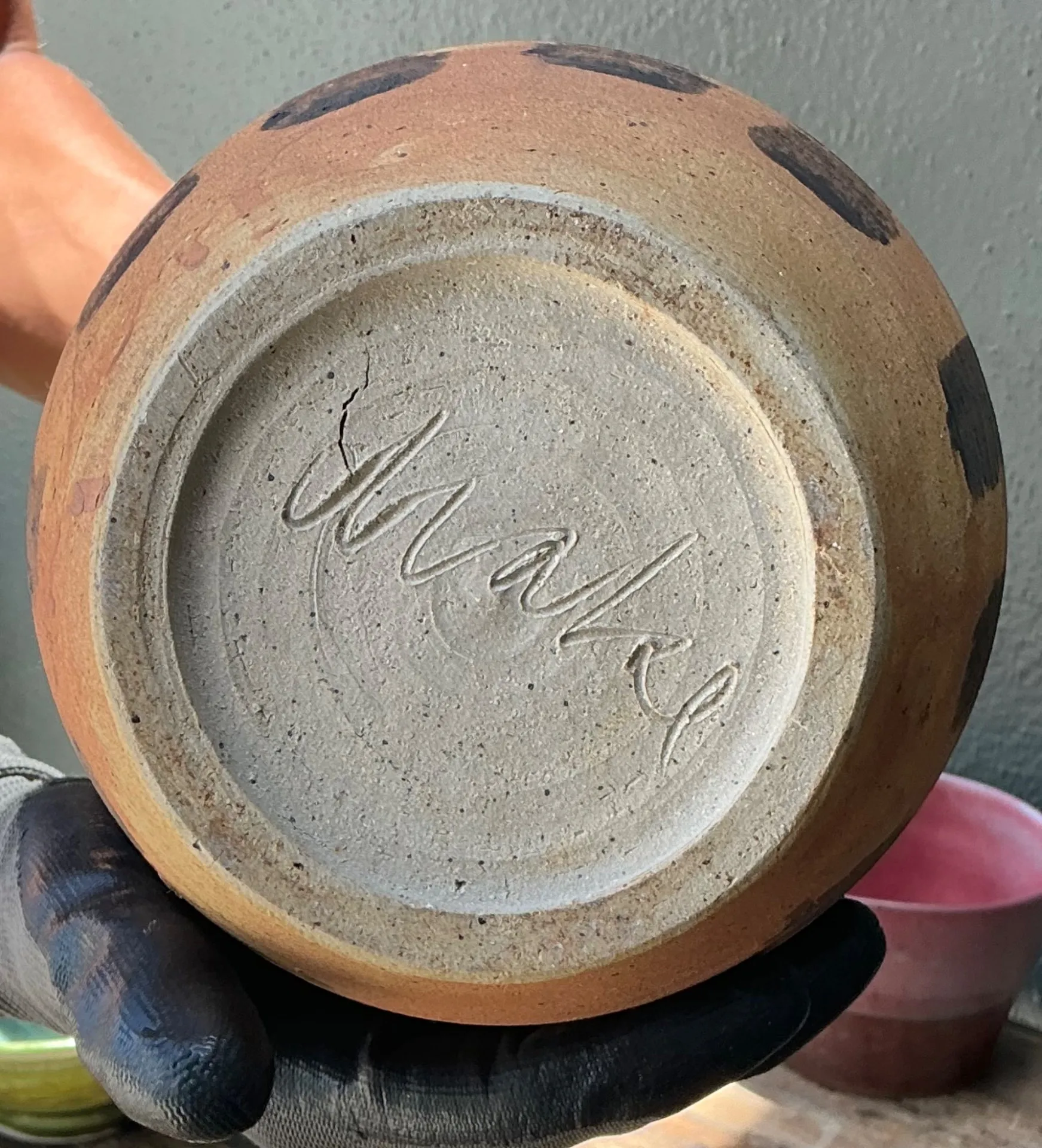 Vintage Handcrafted Studio Pottery Vase — additional photo 1