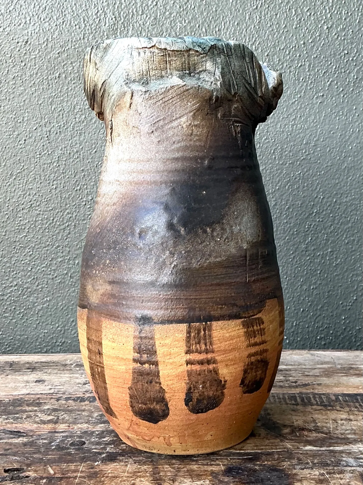 Vintage Handcrafted Studio Pottery Vase — additional photo 2