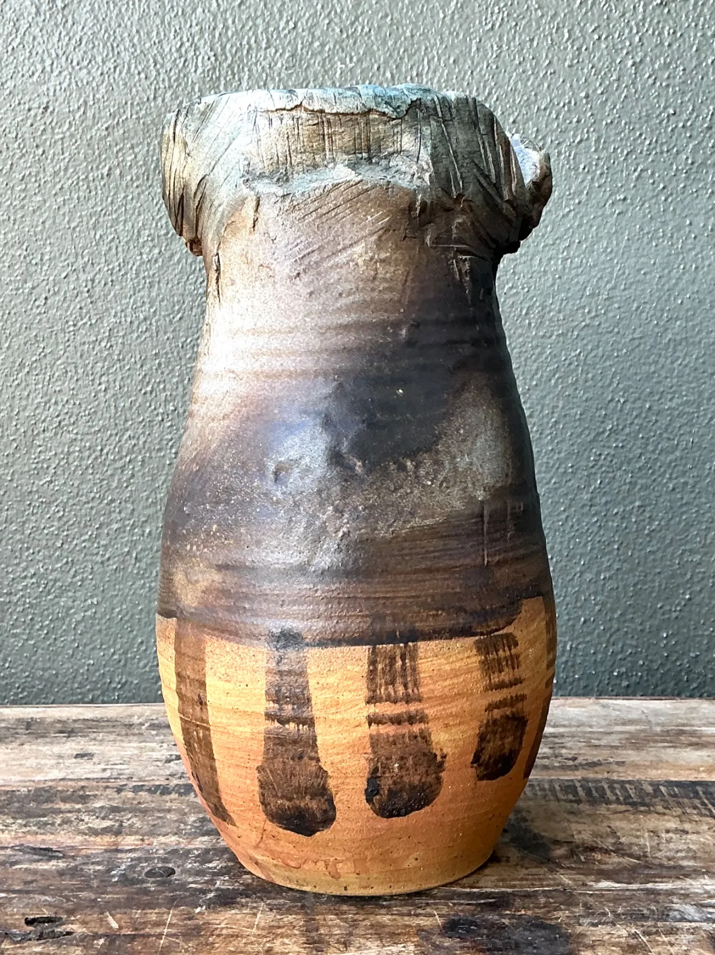 Vintage Handcrafted Studio Pottery Vase — additional photo 5