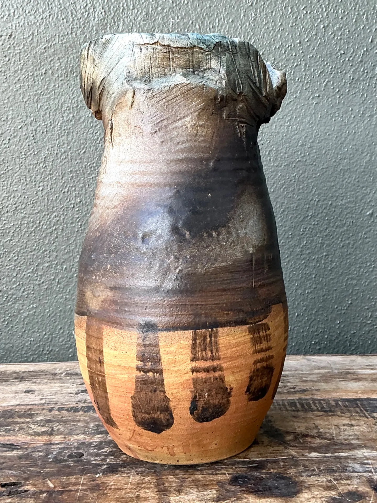 Vintage Handcrafted Studio Pottery Vase — additional photo 7