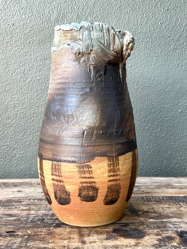 Vintage Handcrafted Studio Pottery Vase — additional photo 3