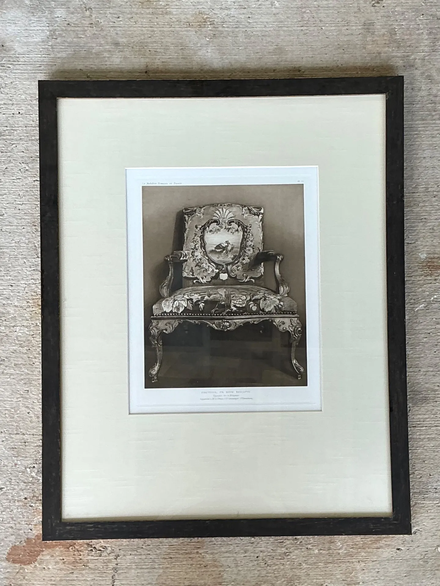 Framed Antique French Chair Print — additional photo 2