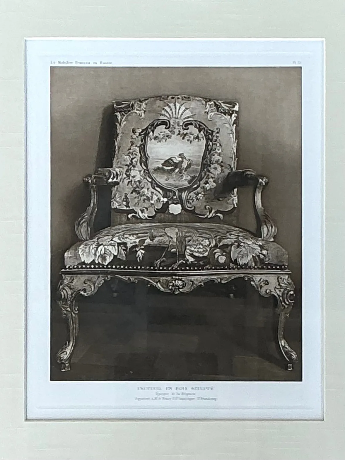 Framed Antique French Chair Print — additional photo 3