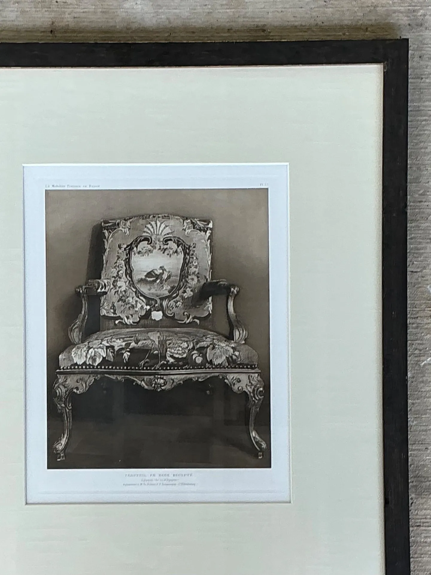 Framed Antique French Chair Print — additional photo 4