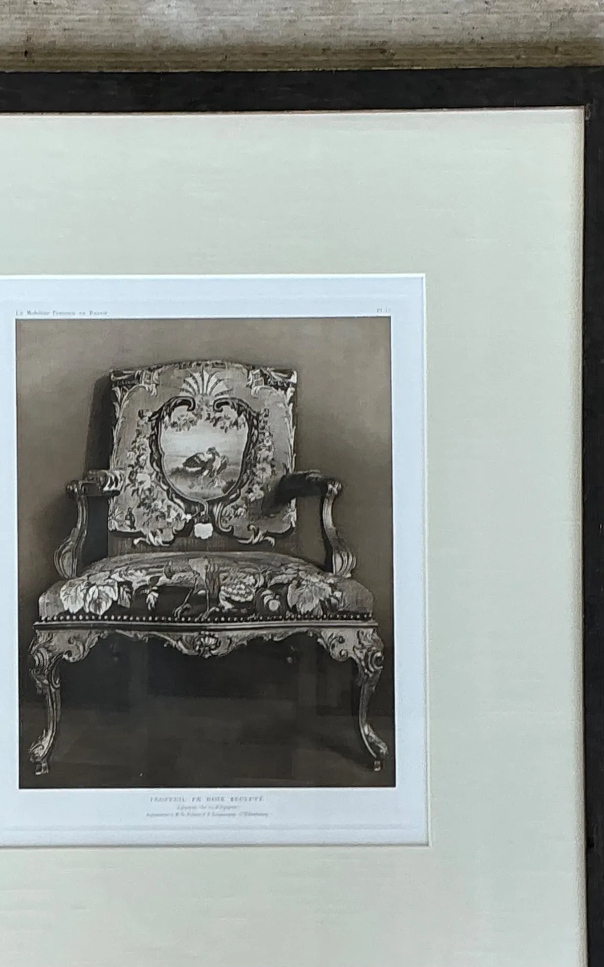 Framed Antique French Chair Print — additional photo 4