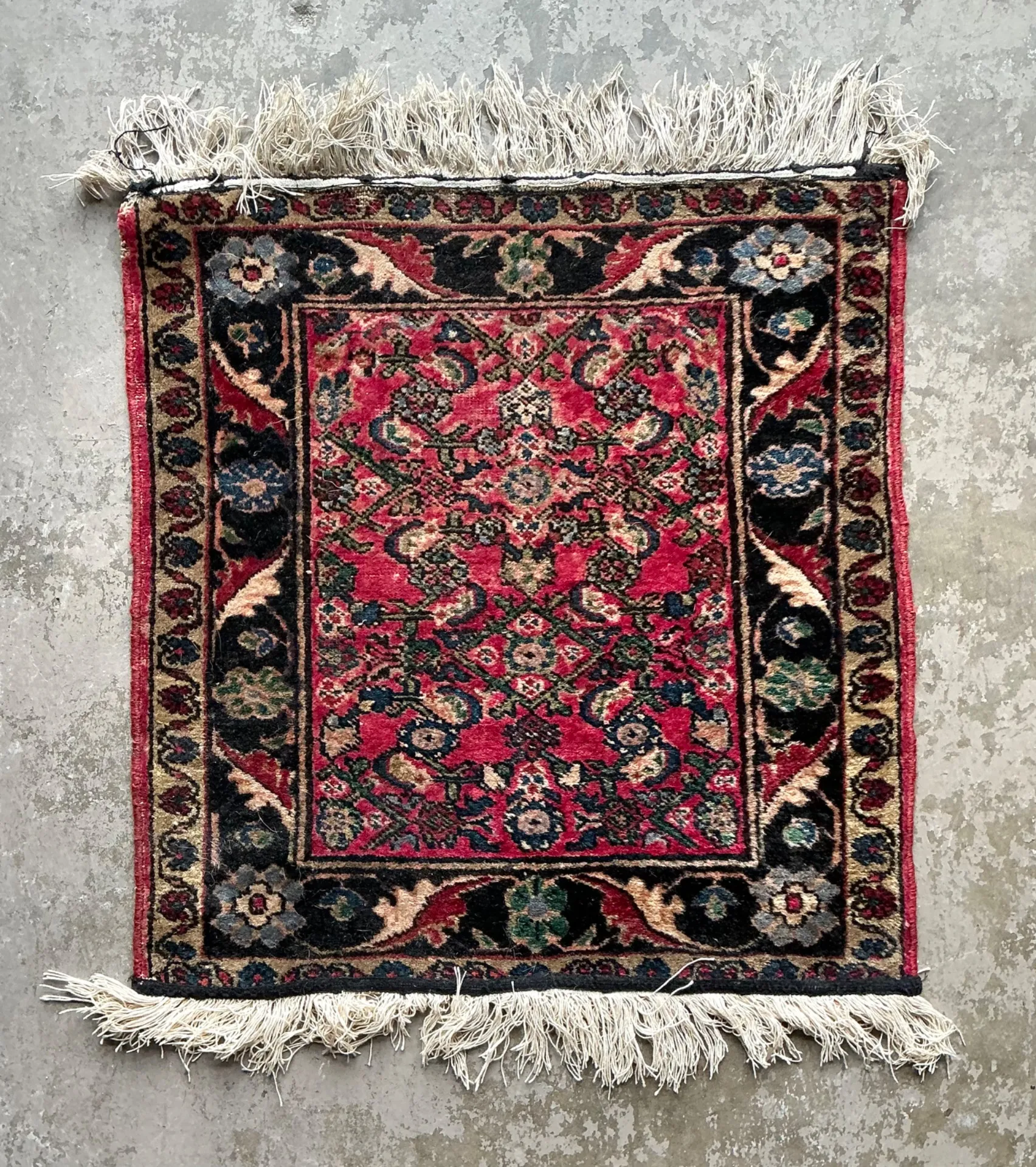 Vintage Persian Hand-Knotted Wool Rug — additional photo 2