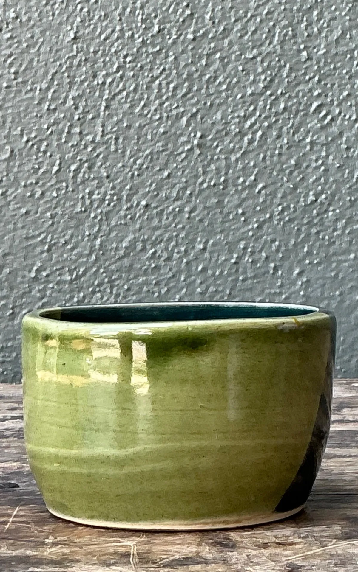 Vintage Original Studio Pottery Bowl - Angle view