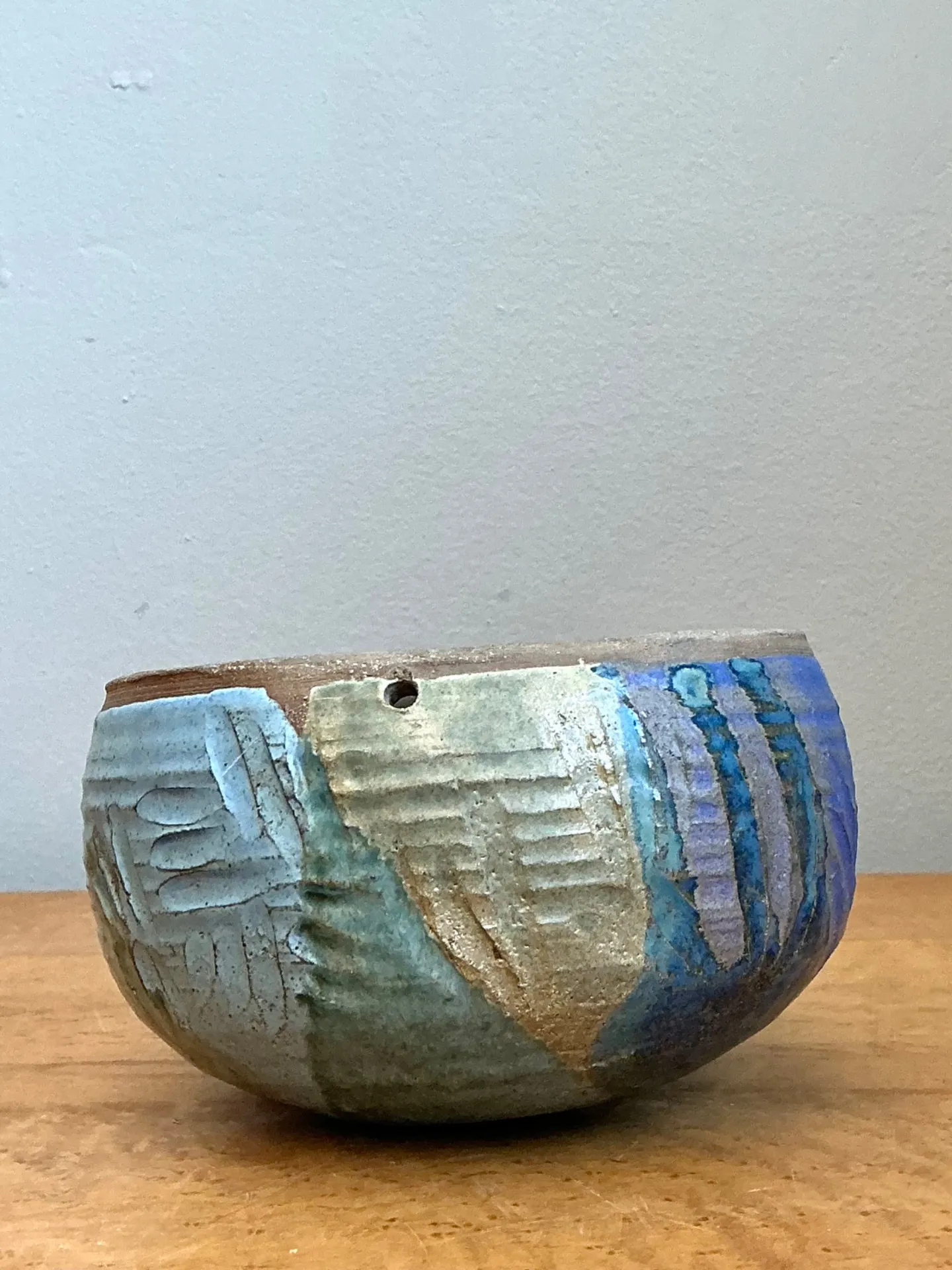 Vintage Handcrafted Studio Pottery Bowl — additional photo 3