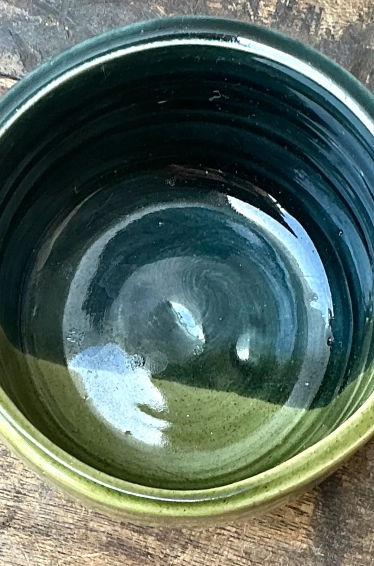 Vintage Original Studio Pottery Bowl - Top view