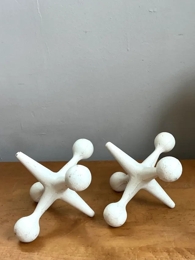 Vintage Metal Decorative Jacks - Set Of 2 — additional photo 3