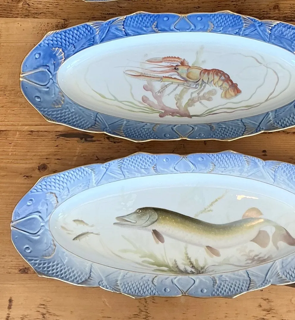 Vintage Royal Copenhagen Ichthyological Porcelain Serving Pieces - Set Of 4 — additional photo 5