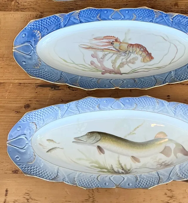 Vintage Royal Copenhagen Ichthyological Porcelain Serving Pieces - Set Of 4 — additional photo 5