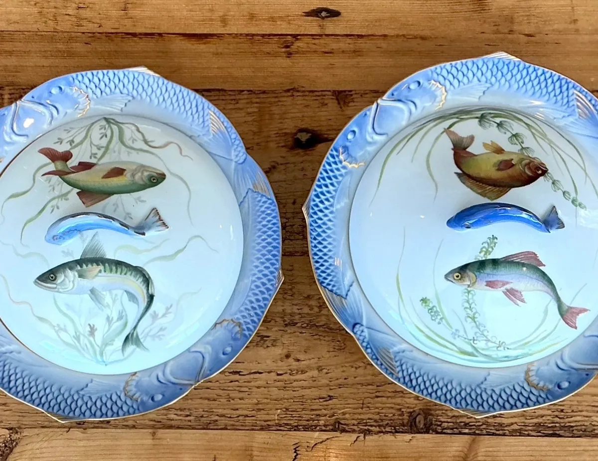 Vintage Royal Copenhagen Ichthyological Porcelain Serving Pieces - Set Of 4 — additional photo 8
