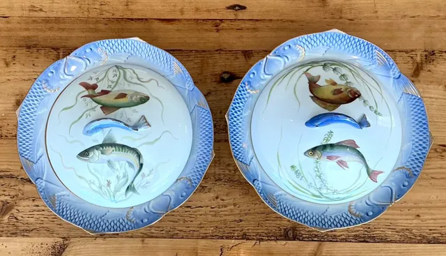 Vintage Royal Copenhagen Ichthyological Porcelain Serving Pieces - Set Of 4 — additional photo 8