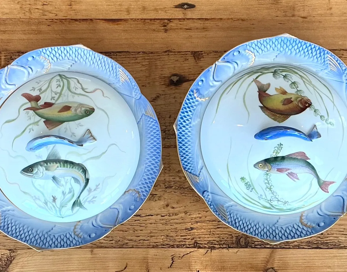 Vintage Royal Copenhagen Ichthyological Porcelain Serving Pieces - Set Of 4 — additional photo 4