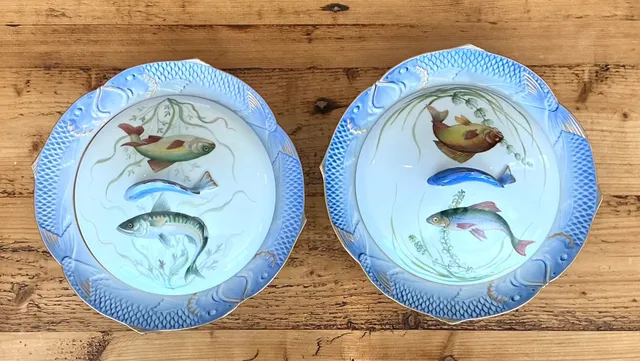 Vintage Royal Copenhagen Ichthyological Porcelain Serving Pieces - Set Of 4 — additional photo 4