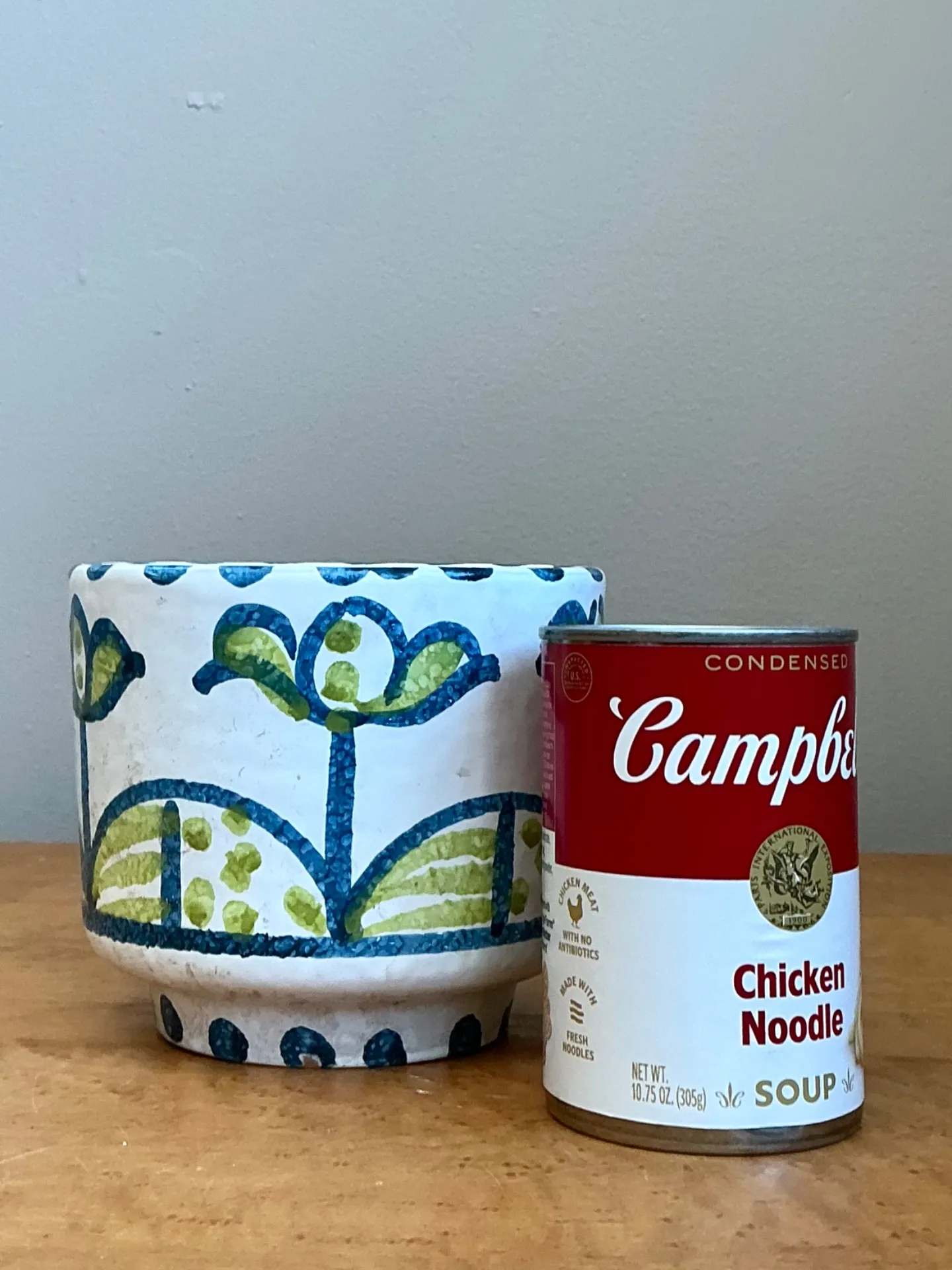 Vintage Italian Hand Painted Cache Pot — additional photo 5