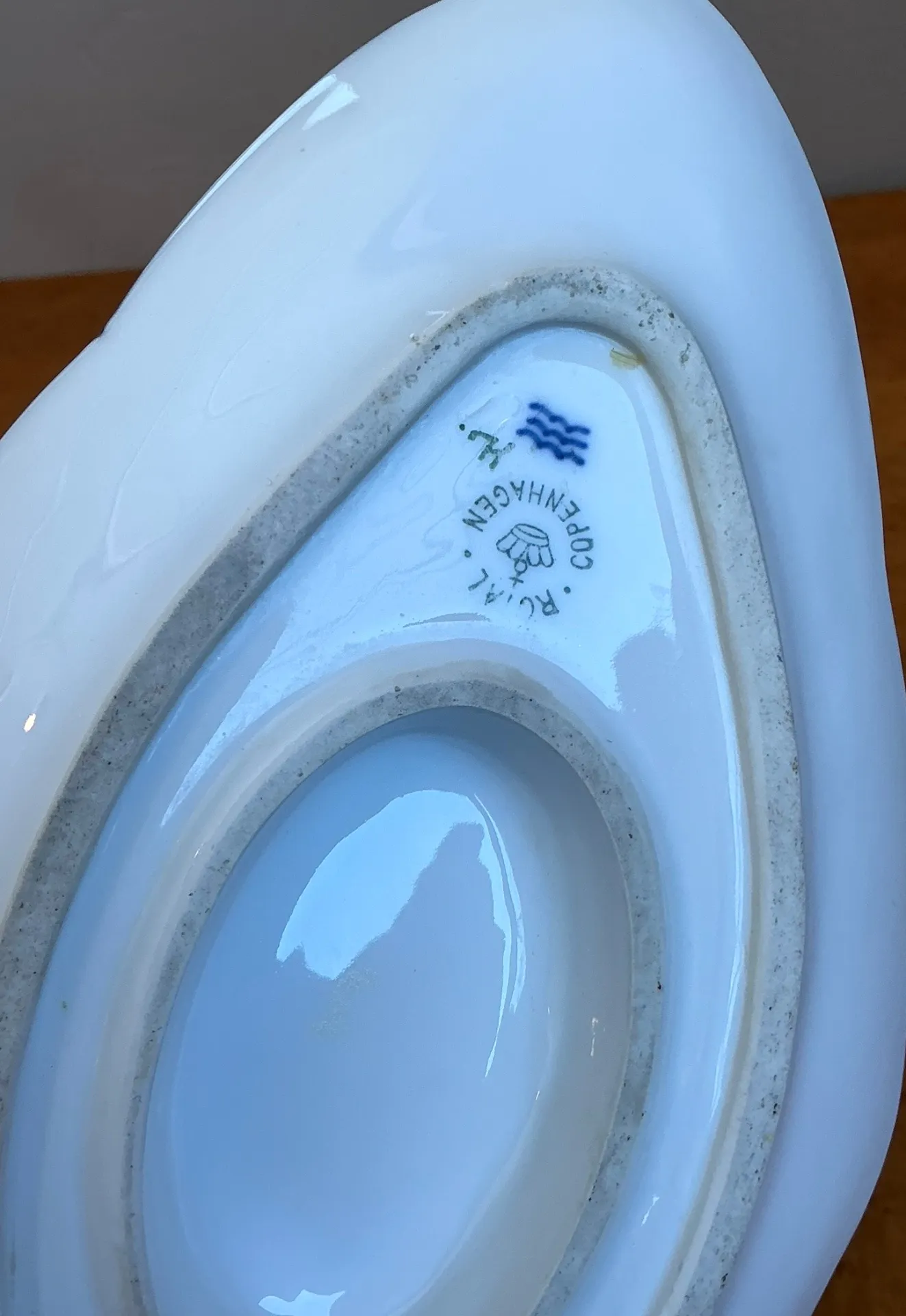 Vintage Royal Copenhagen Ichthyological Porcelain Gravy Bowl — additional photo 1