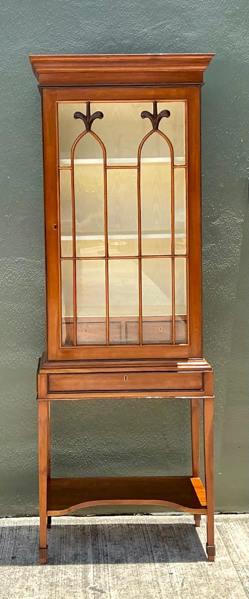 Vintage Mahogany Glass Display Cabinet — additional photo 3