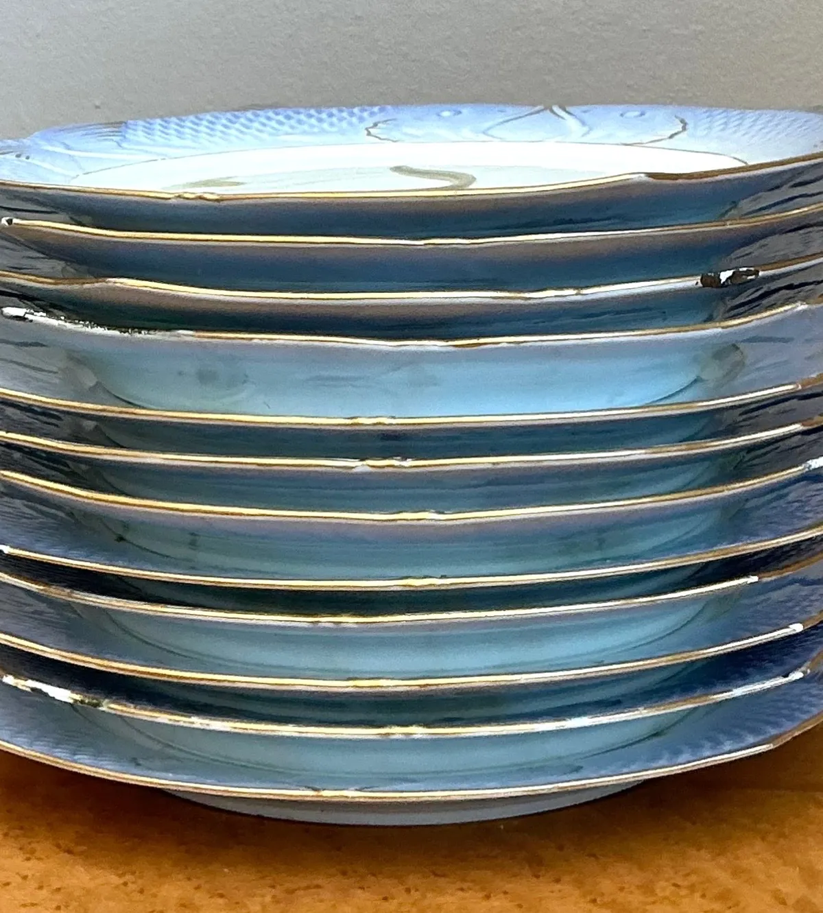 Vintage Royal Copenhagen Ichthyological Porcelain Plates - Set of 12 — additional photo 4