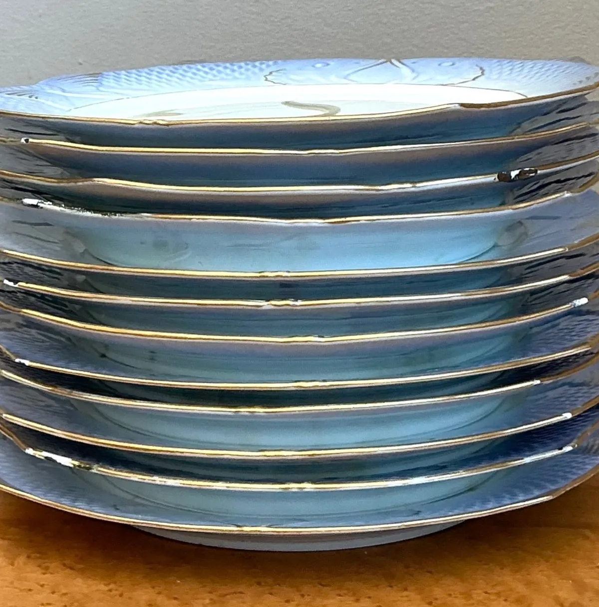 Vintage Royal Copenhagen Ichthyological Porcelain Plates - Set of 12 — additional photo 2